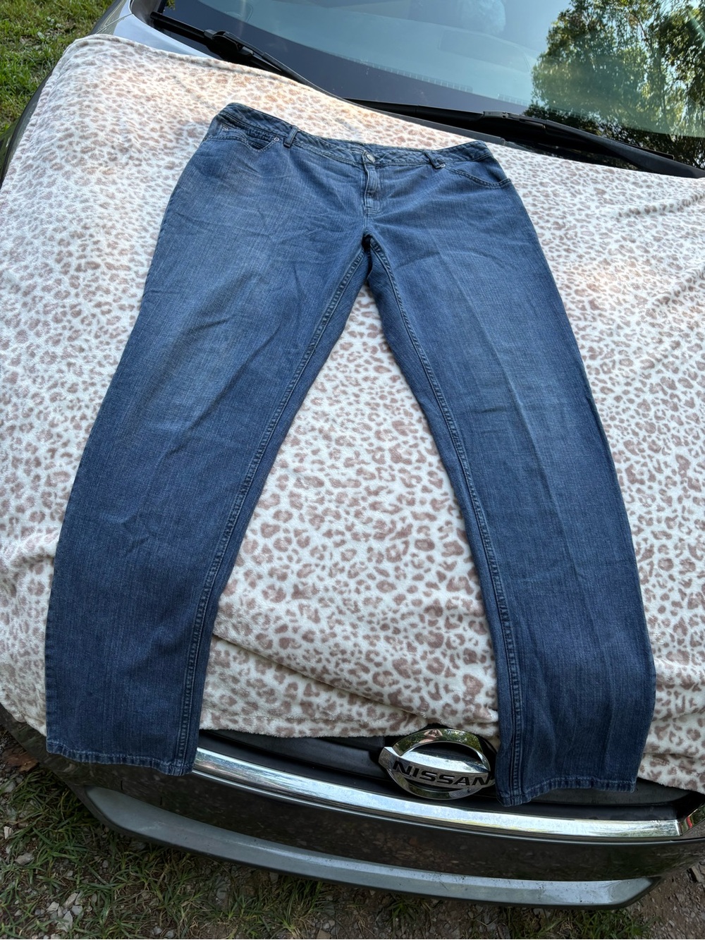 J.Jill 100% Cotton Easy Fit Weekender Jeans Size 16